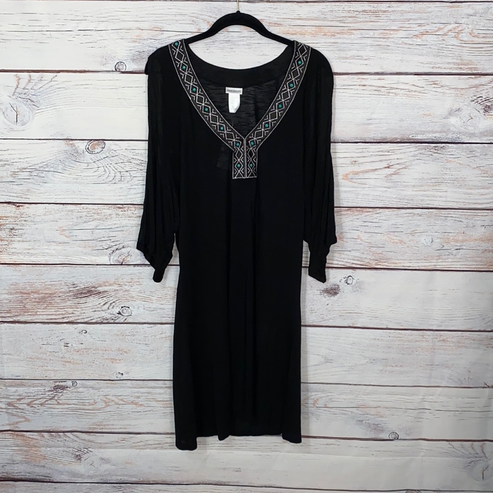 NWT Black Bathing Suit Cover-up XL